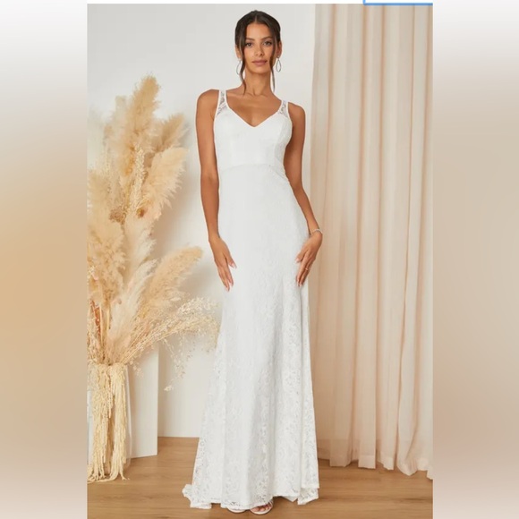 fitted lace wedding dress PRETTYGARDEN Women's Summer Wedding Guest Dress Sleeveless Ruffle Form main image 0